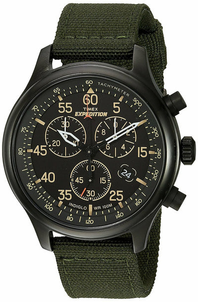 Timex Mens Expedition Field Green Chronograph Watch