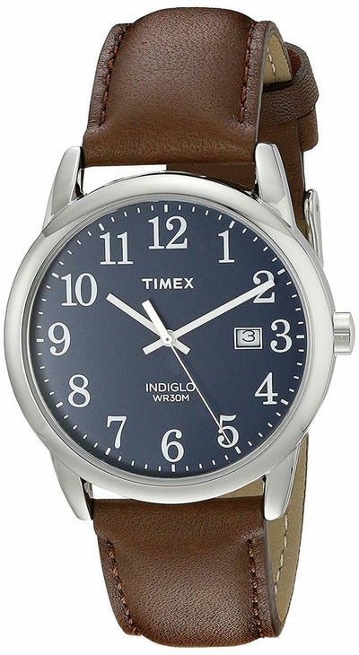 Timex Mens Easy Reader Leather Strap 38Mm Watch - Tw2P75900
