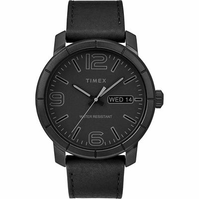 Timex Mens Mod 44 Leather Strap Watch Tw2R64300