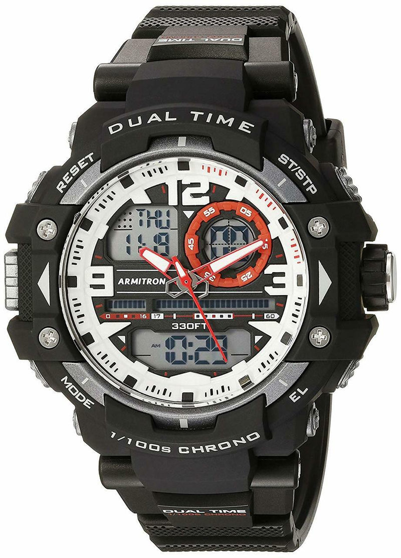 Armitron Sport Mens 20/5062Red Analog Digital Chronograph Watch