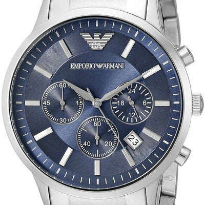 Emporio Armani Chronograph Blue Dial Mens Watch AR2448