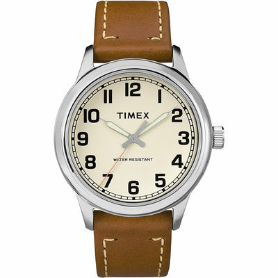 Timex New England Leather Strap Mens Watch