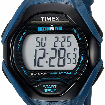 Mens Ironman Sleek 30 Blue Resin Strap Watch Watch Direct Australia