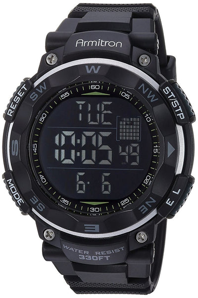 Armitron Sport Mens 40/8254 Digital Chronograph Resin Strap Watch