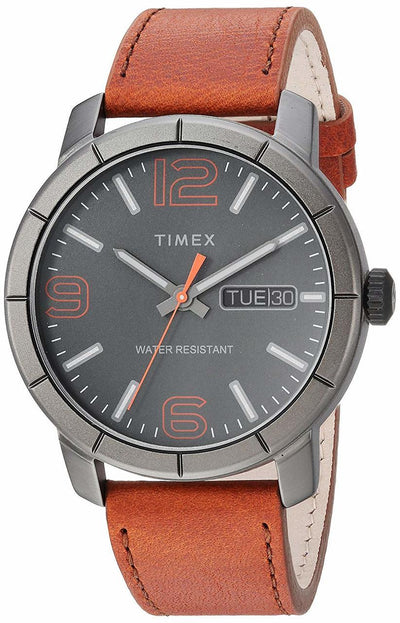 Timex Mens Mod 44 Leather Strap Mens Watch Tw2R64000