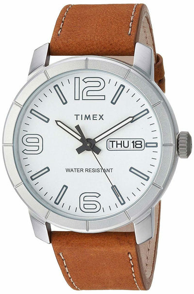 Timex Mens Mod 44 Leather Strap Mens Watch Tw2R64100