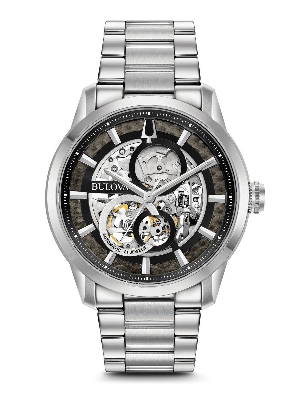 Bulova Classic Skeleton Automatic Watch 96A208 – Watch Direct