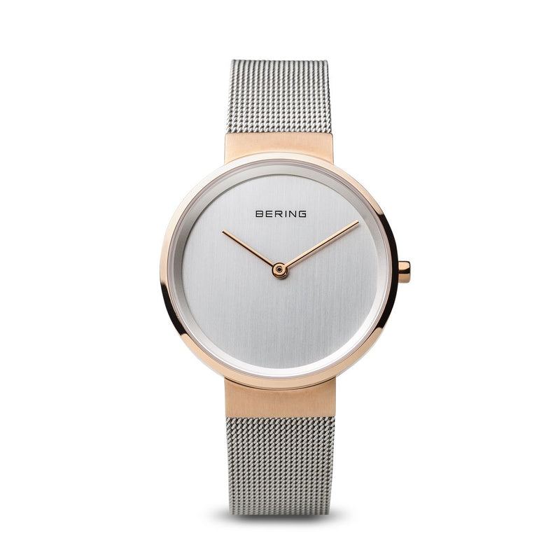 Bering Classic Brushed Rose Gold 31mm Watch