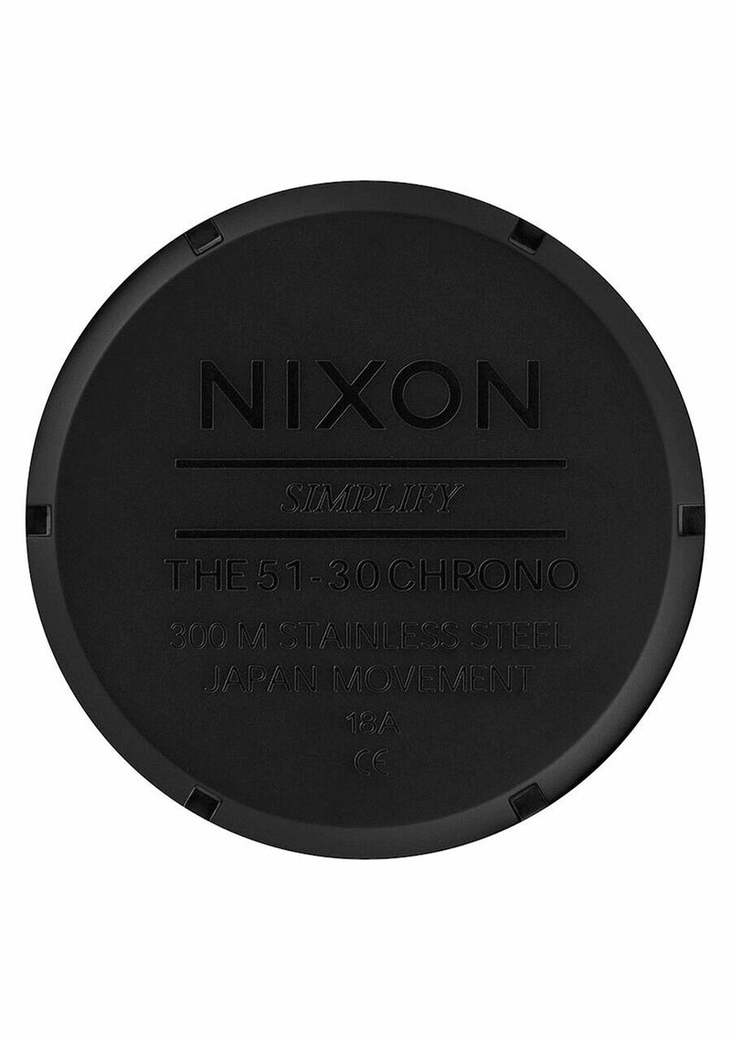 Nixon 51-30 Chrono All Black Men's Watch A083-3086-00