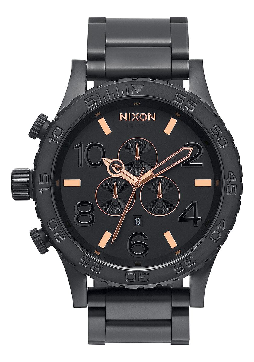 Nixon black on black watch best sale