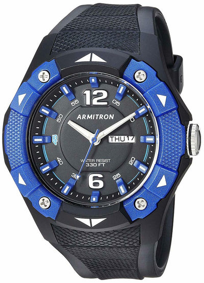 Armitron Sport Day/Date Function Resin Strap Mens Watch