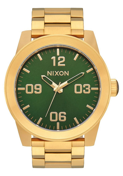 Nixon green face clearance watch