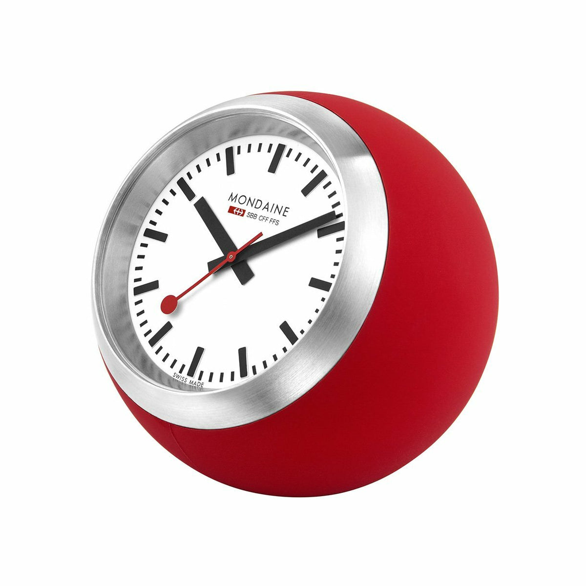 MONDAINE OFFICIAL DESK CLOCK GLOBE