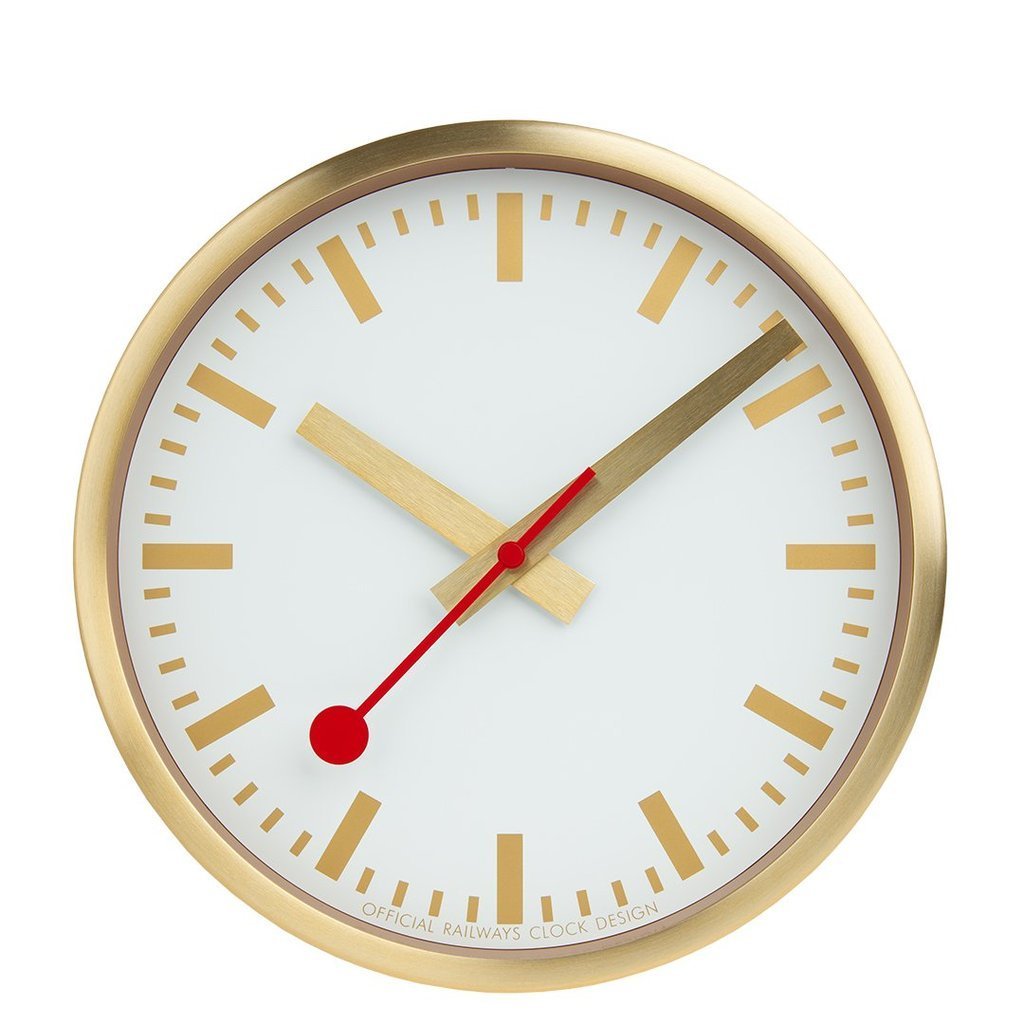 MONDAINE OFFICIAL SWISS RAILWAYS WALL CLOCK A990.CLOCK.17SBG