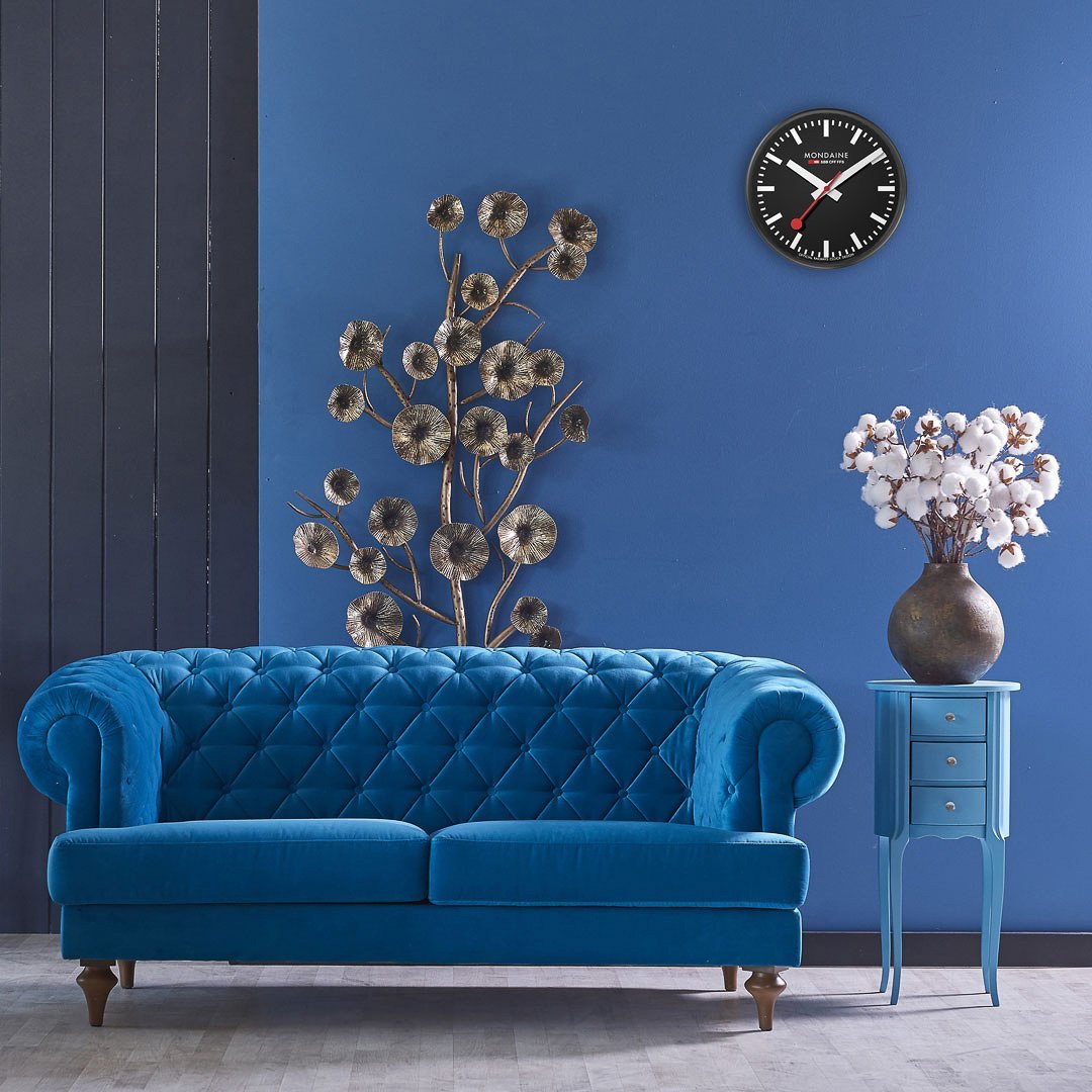 MONDAINE OFFICIAL WALL CLOCK A990.CLOCK.64SBB