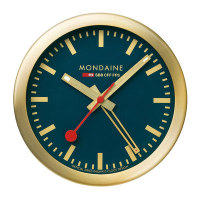 Mondaine Deepest Blue Table and Alarm Clock A997.MCAL.46SBG
