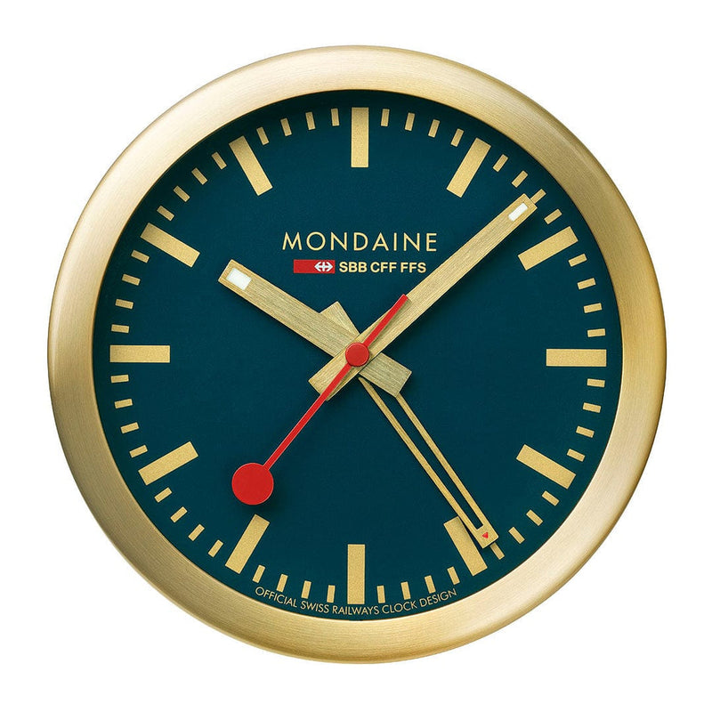 Mondaine Deepest Blue Table and Alarm Clock A997.MCAL.46SBG