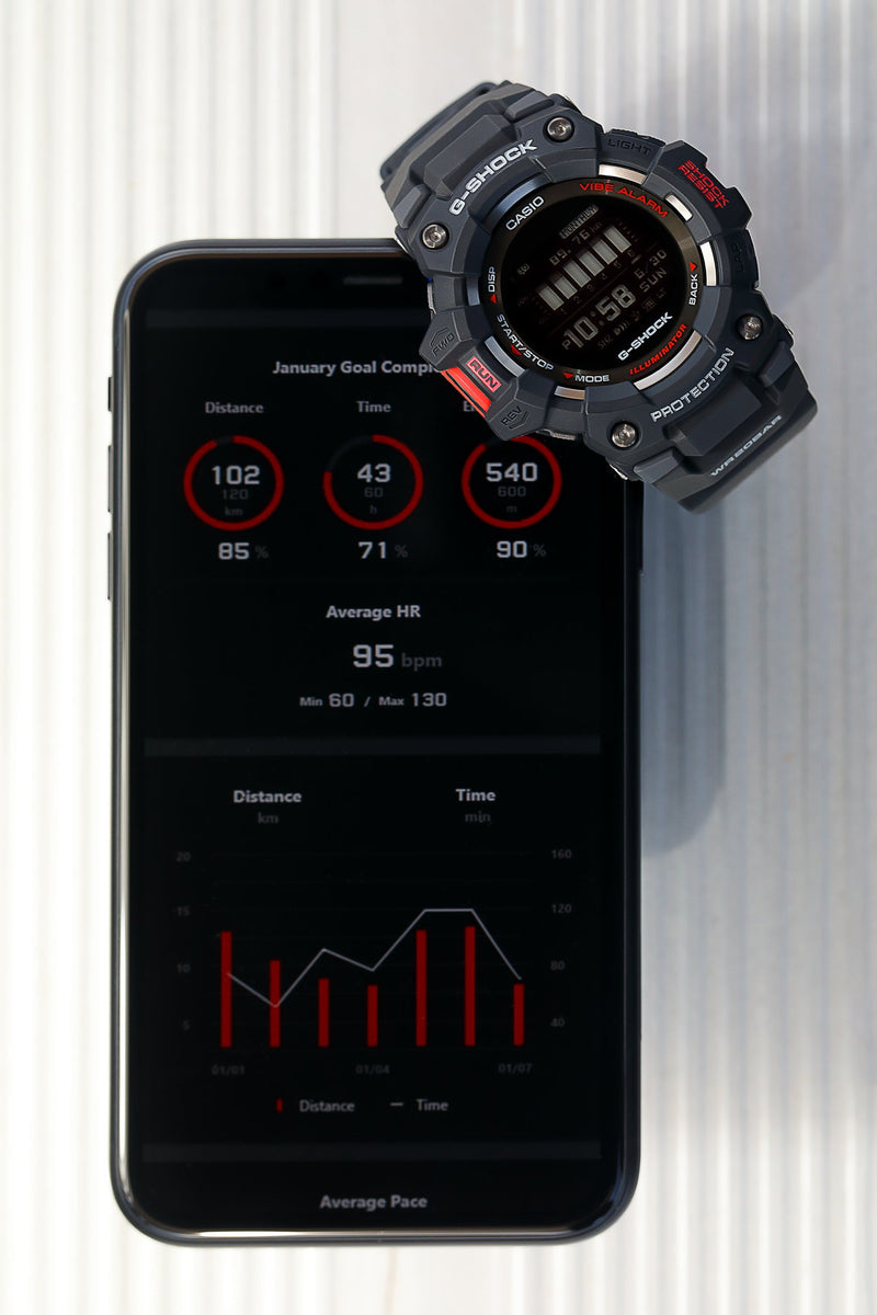 G-Shock G-Squad Distance Data Watch GBD100-1D