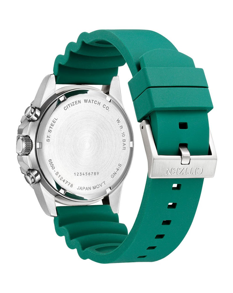 Citizen Quartz Green Chronograph Men's Watch AI7009-11X