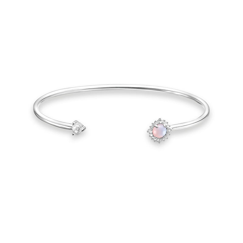 Thomas Sabo Bangle Pink Stone Silver