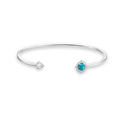 Thomas Sabo Bangle Blue Stone Silver