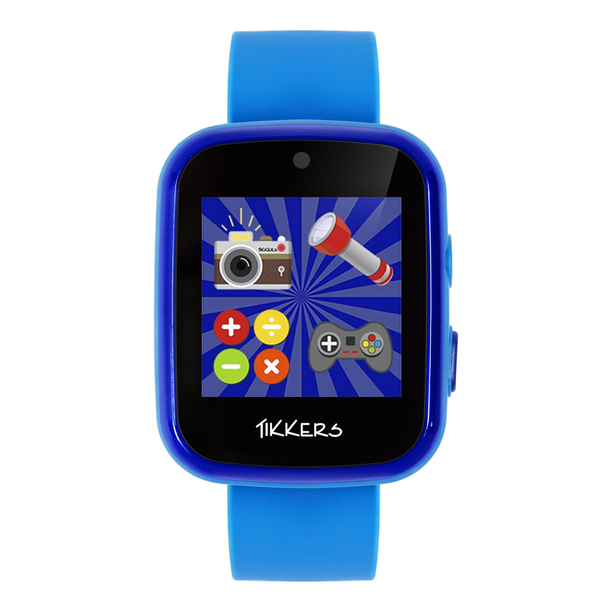 Tikkers Interactive Blue Smart Watch for Kids TK1084BLU Watch Direct