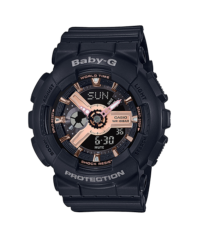 Baby-G DUO Rose Gold Accent BA110XRG-1A