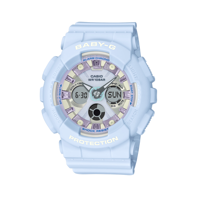 Baby-G Icey Pastel Blue Watch BA130WP-2A