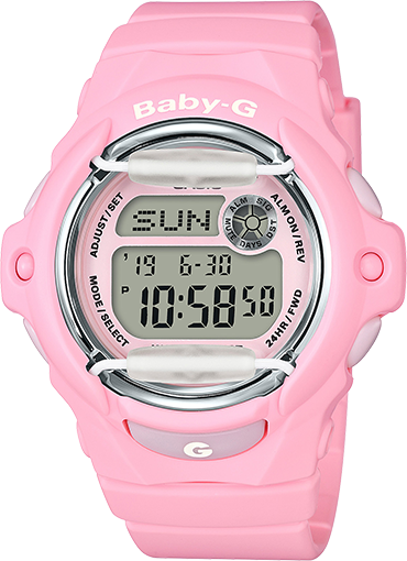 Casio Bg169R-4C Baby-G Pink Whale Digital Sport Womens Watch