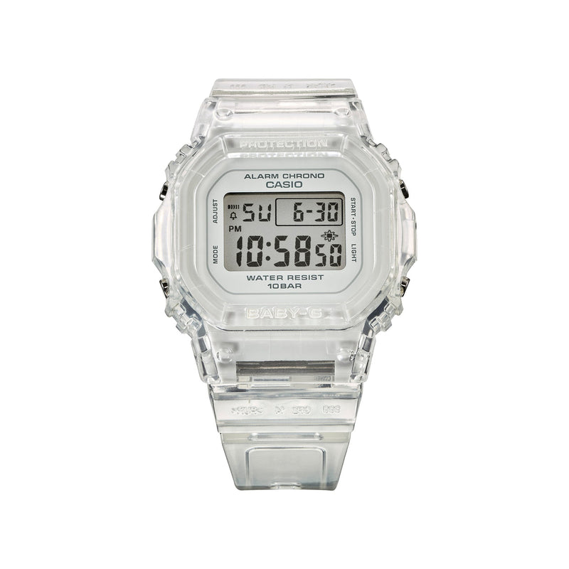 Baby-G Shock Resistant Transparent Womens Watch BGD565S-7D