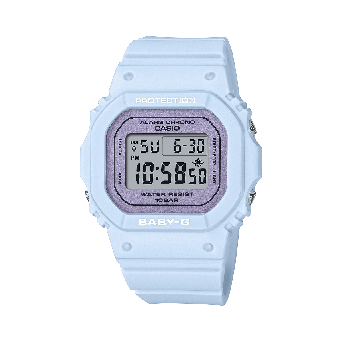 CASIO Baby-G 腕時計 BABY-G Digital Spring Colours Blue Resin Band Watch BGD565SC-2D