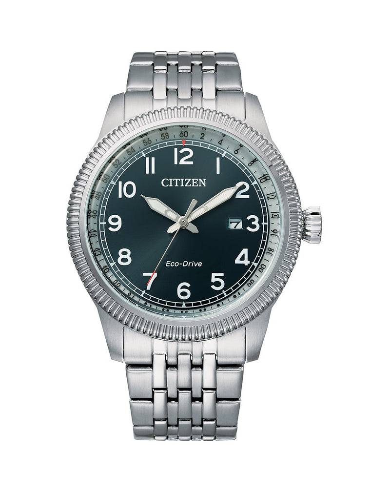 Citizen Eco-Drive Military Dress Watch BM7480-81L