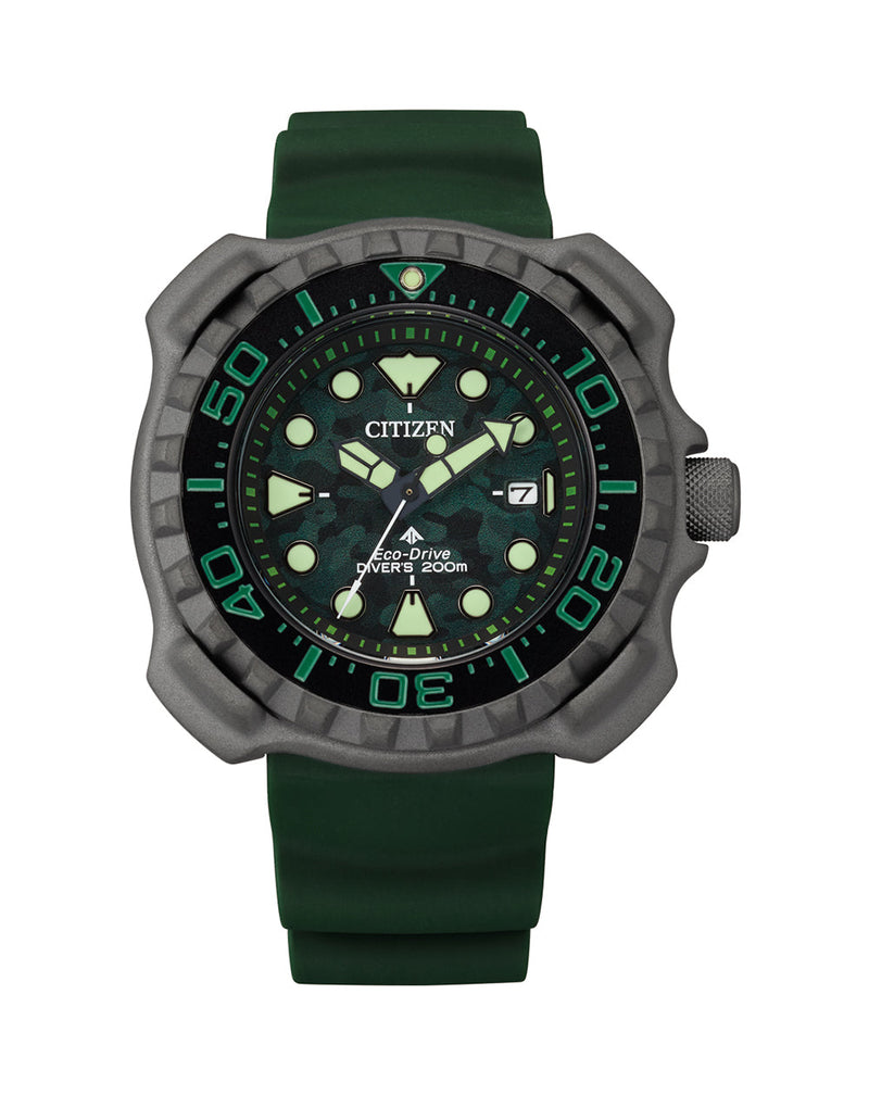 Citizen Eco-Drive ProMaster Green Diver Watch BN0228-06W