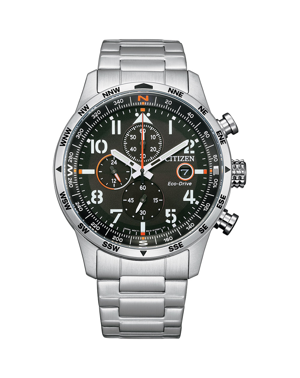 Citizen Chronograph Eco-Drive Black Dial Watch CA0790-83E