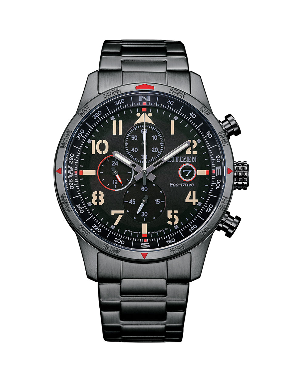 Citizen Chronograph Eco-Drive Black on Black Watch CA0797-84E