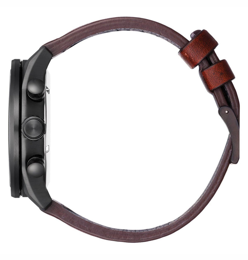 Citizen Eco-Drive Chronograph Brown Leather Watch CA4218-14E