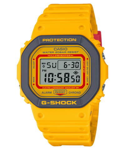 G-Shock 5600 Series '90s-inspired colourful' Yellow DW5610SC-2D