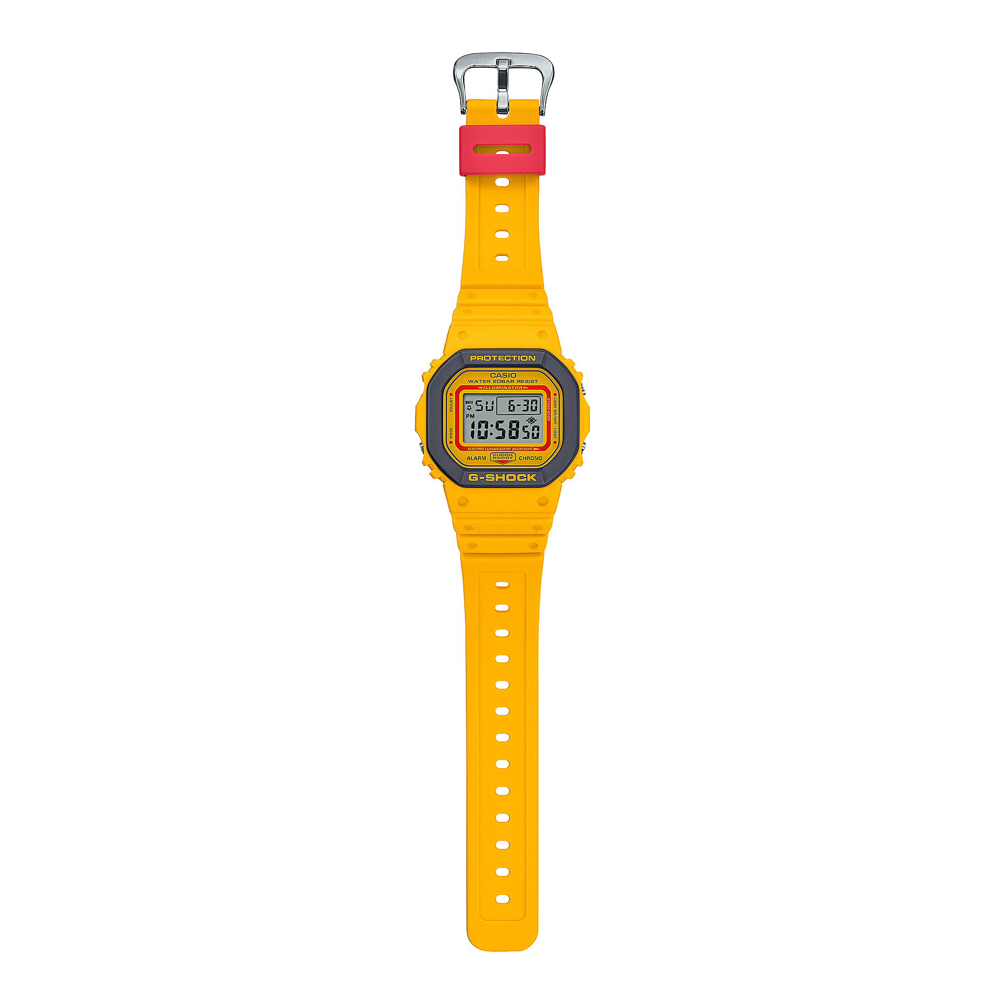 G-Shock 5600 Series '90s-inspired colourful' Yellow DW5610SC-2D