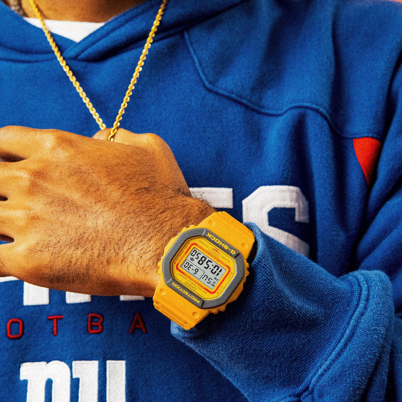 G-Shock 5600 Series '90s-inspired colourful' Yellow DW5610SC-2D
