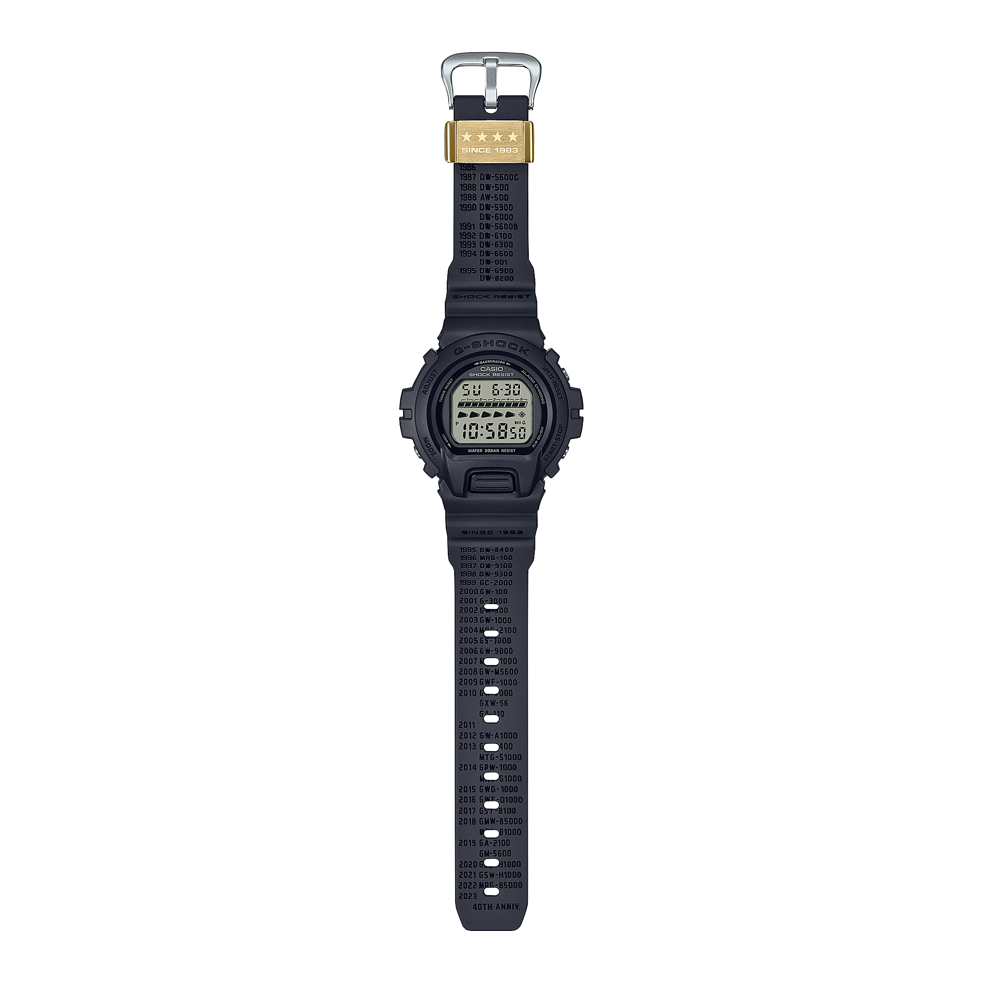 G-Shock Black Resin Band Watch DW6640RE-1D