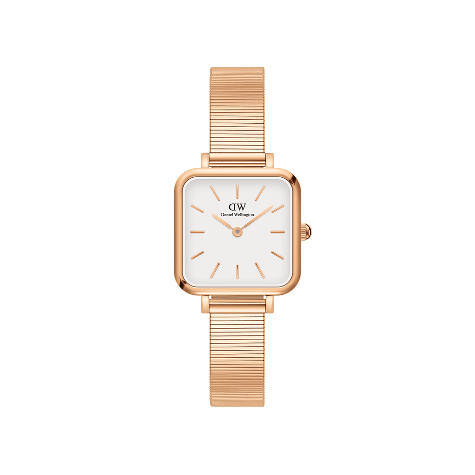 Daniel Wellington Quadro Studio 22mm RG White DW00100517