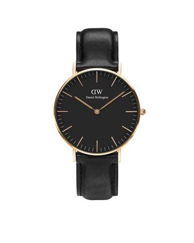 Daniel Wellington Classic 36 Sheffield Gold Black Watch