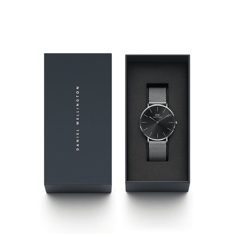 Daniel wellington 40mm silver deals