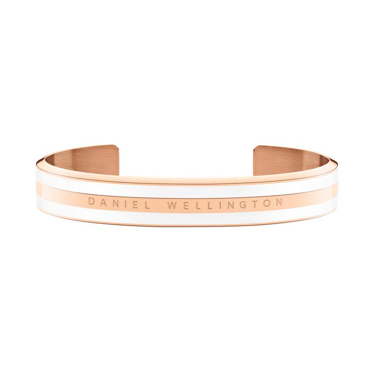 Daniel Wellington Emalie Bracelet Satin White Rose Gold Small