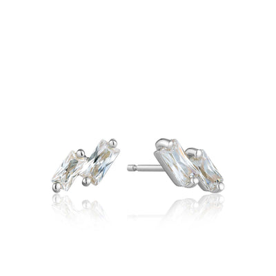 Ania Haie Glow Stud Earrings - Silver