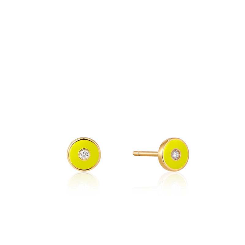 Neon hot sale stud earrings