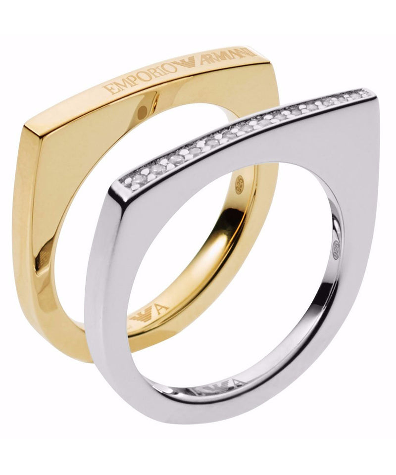 Armani 2024 gold ring