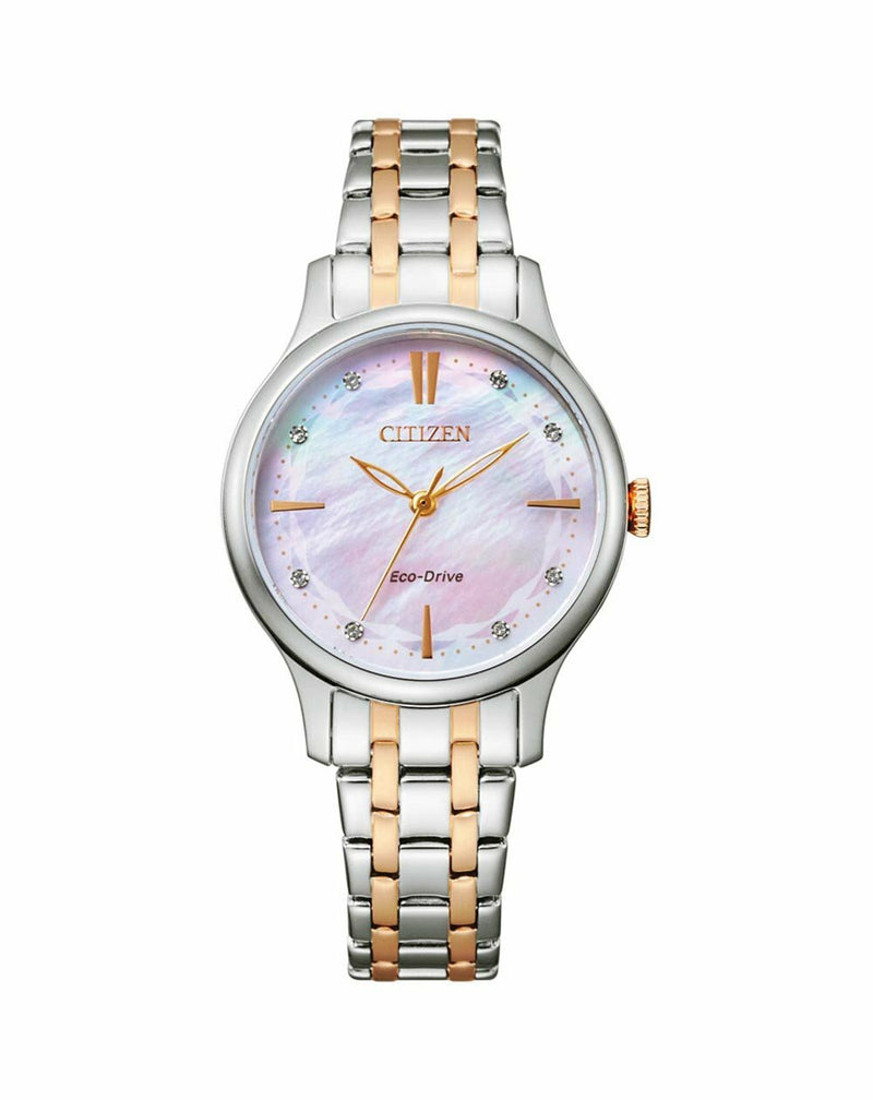 Citizen Mother Of Pearl Dress Watch EM0896-89Y