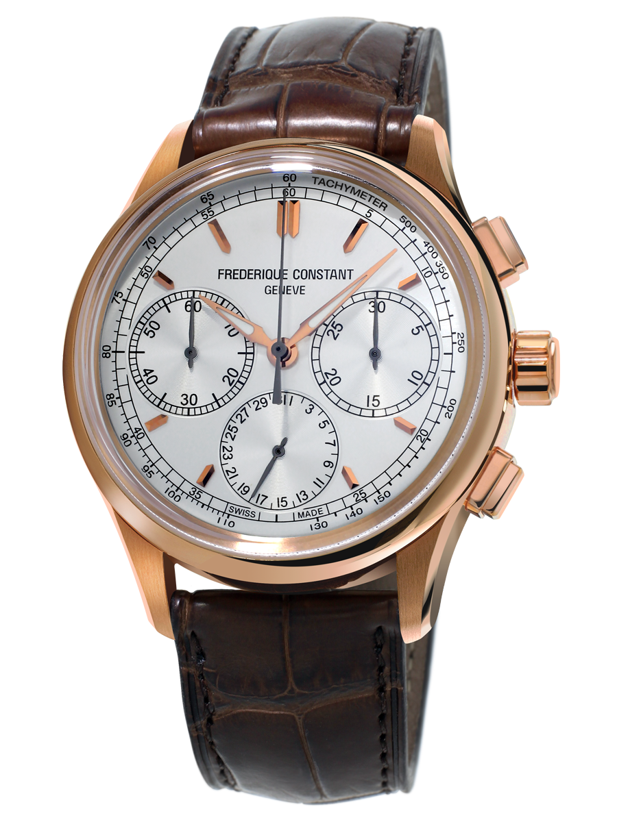 Frederique Constant Flyback Chronograph Manufacture Fc-760V4H4 Mens Watch