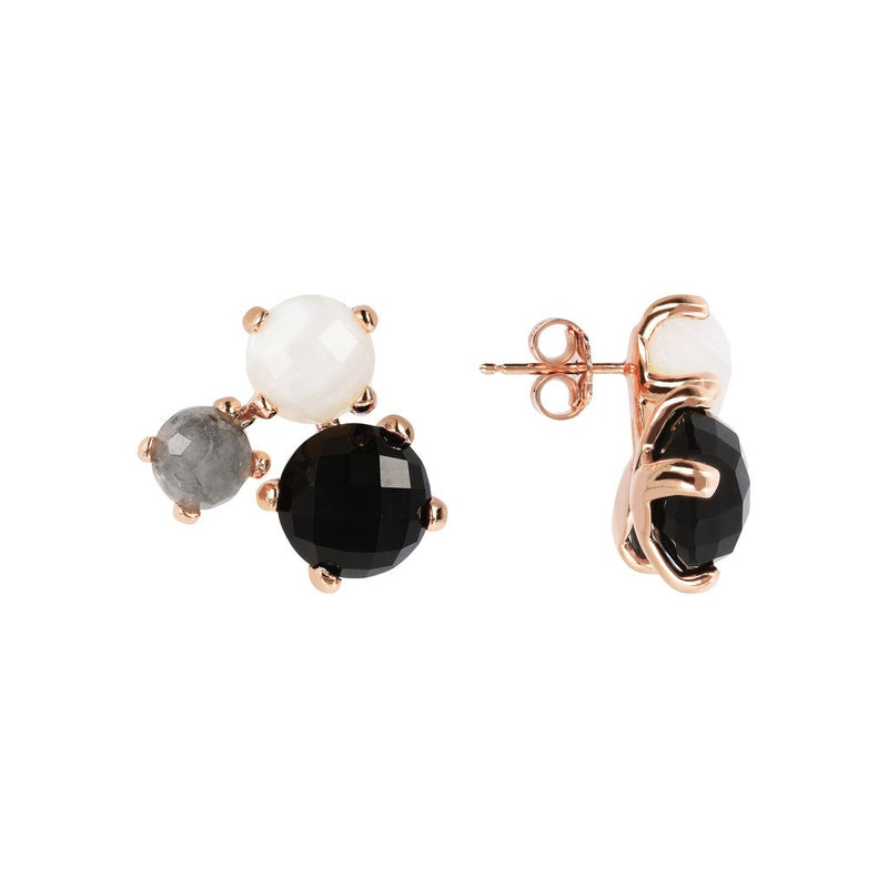 Bronzallure Trilogy Felicia Stud Earrings